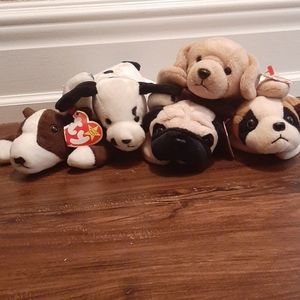 Collection of Dog Beanie Babies